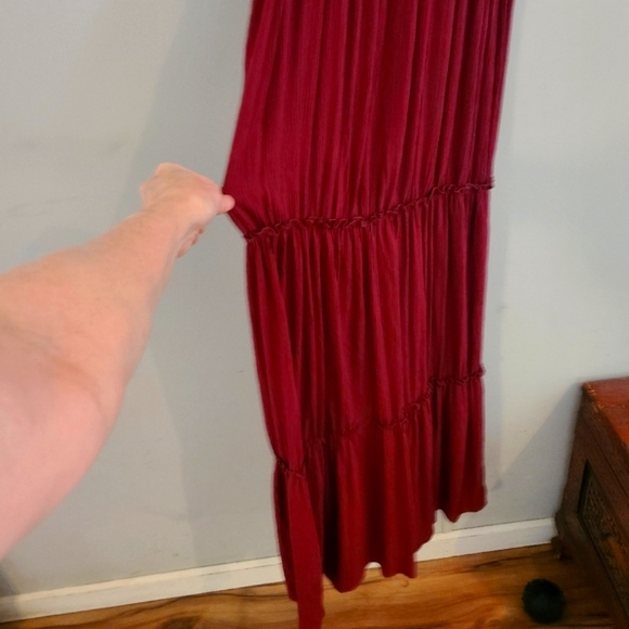 Lucky Brand size Medium maxi dress, wine color, NWOT. 2 for $20 - Picture 3 of 7
